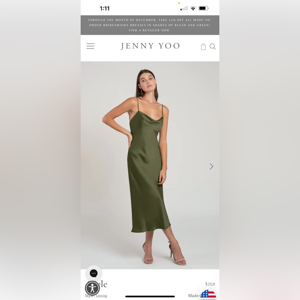 Jenny Yoo Slip dress
